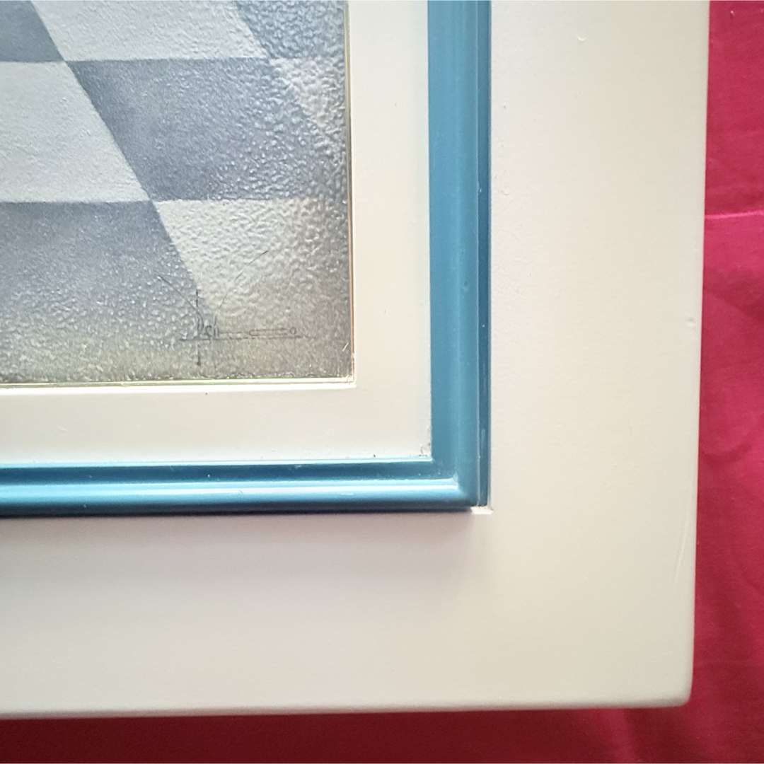 102様感謝‼️くろねこの降誕祭‼️川内令子『ピエロと黒猫』真筆 油彩画