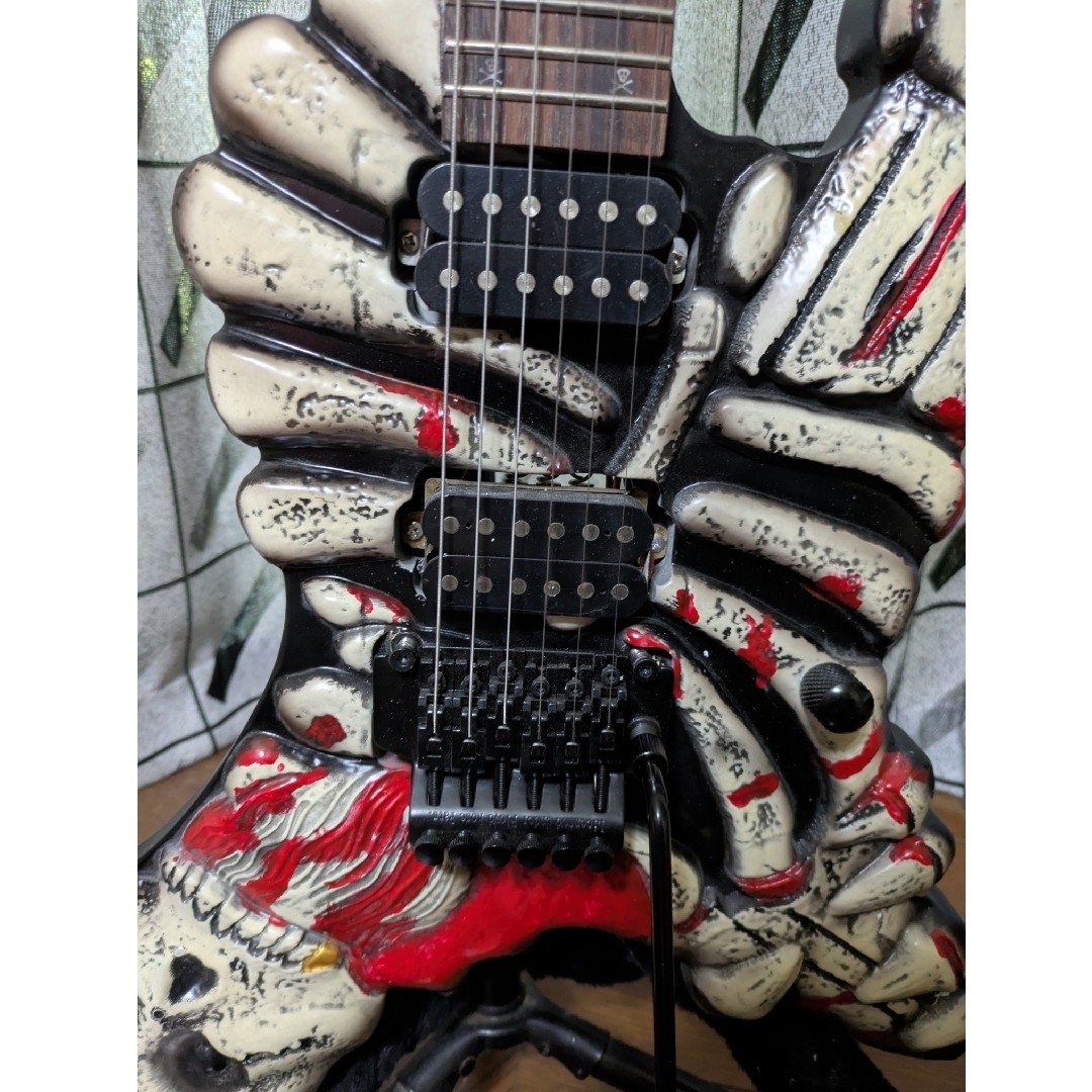 髑髏ギター ドクロ エレキギター ノーブランド よしえの通販 by qiqi