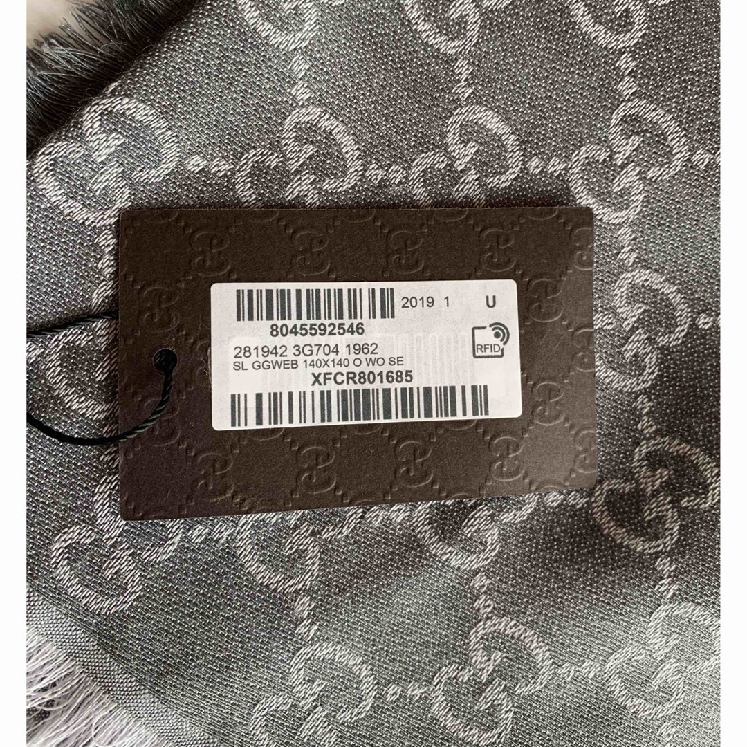 タグ付き新品GUCCI グッチ GG柄 ストール