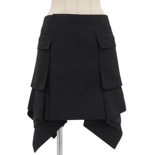 sacai - 美品 24SS sacai サカイ Mini Skirt アシンメトリーミニ