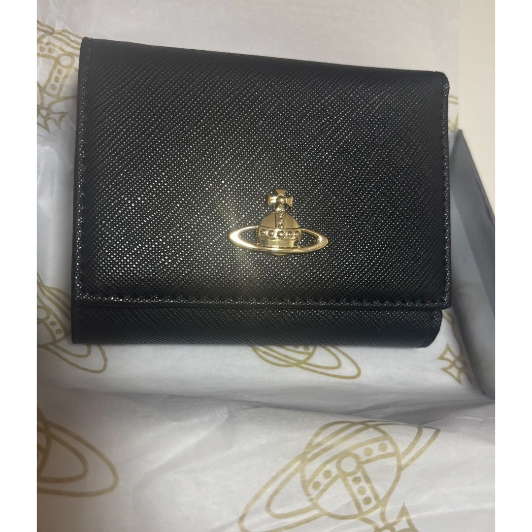 Vivienne Westwood - Vivienne Westwood 三つ折り 財布 ブラック 未