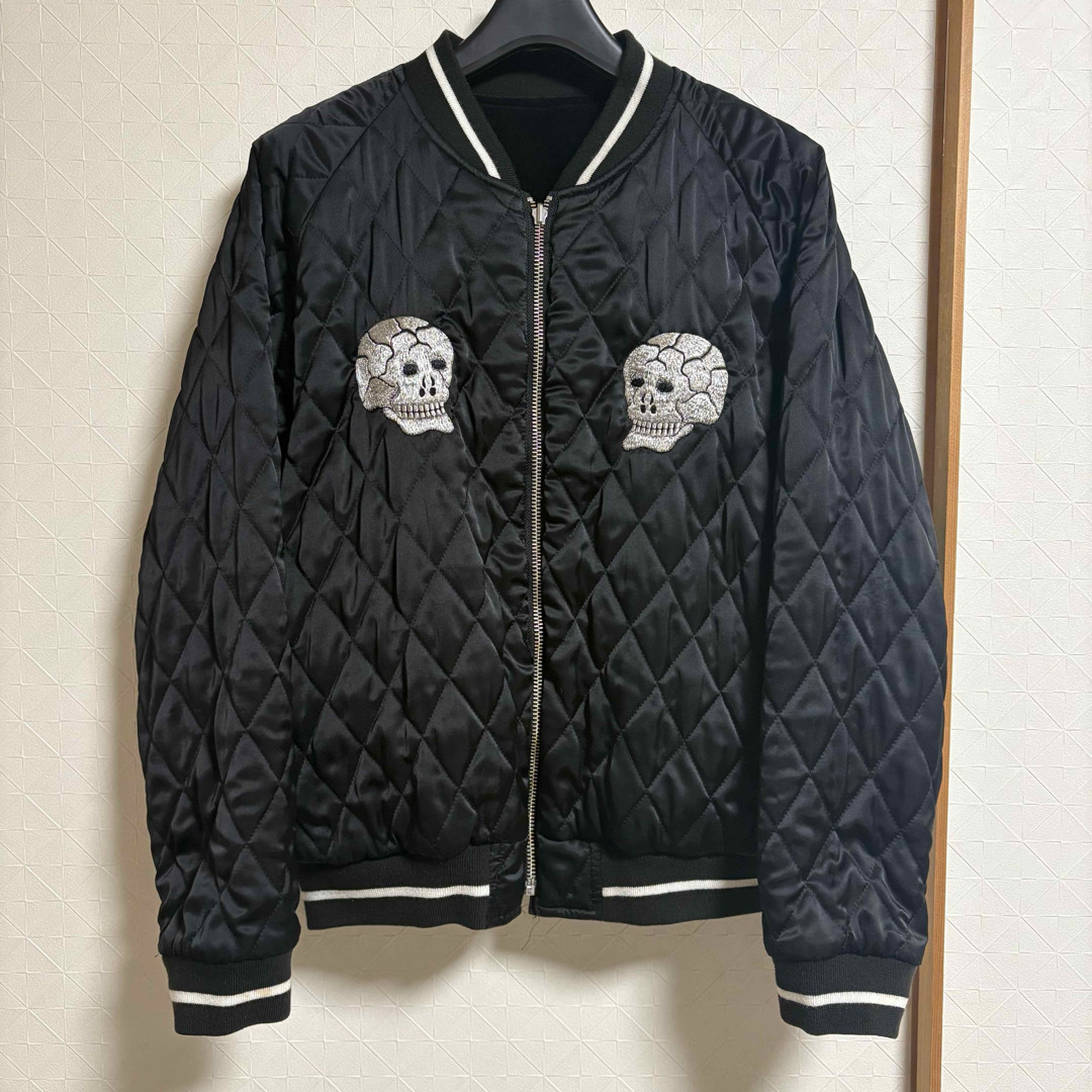John´s by Johnny スケルトン 刺繍 リバーシブル ジャケット
