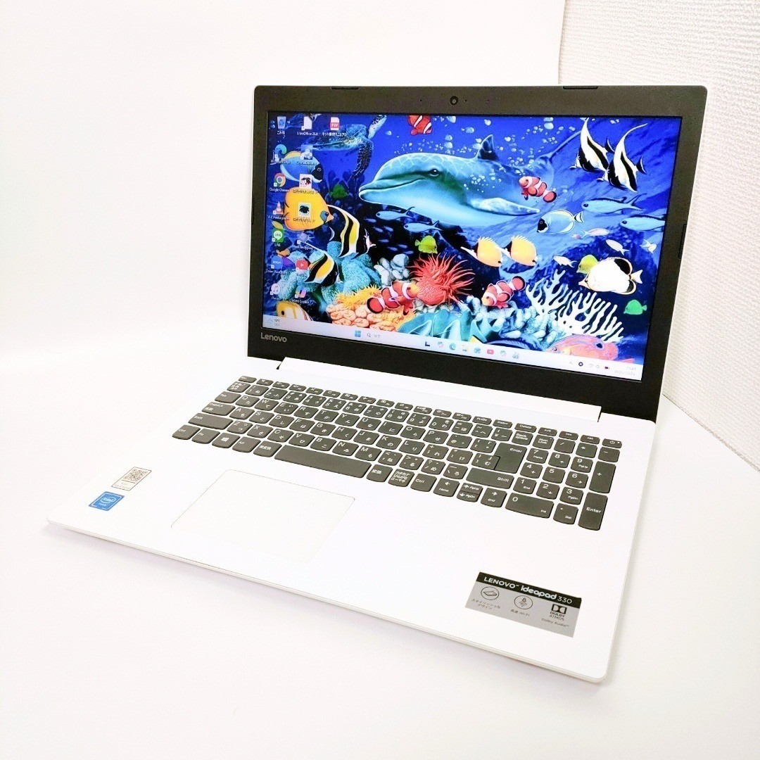 SSD1TB✨️第8世代/Windows11/カメラ付き白ノートパソコン/初心者