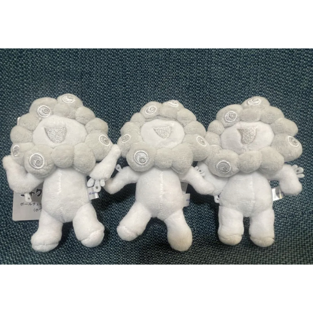 白ミャクミャク EXPO2025 ぬいぐるみ ボールチェーンマスコット ABCの