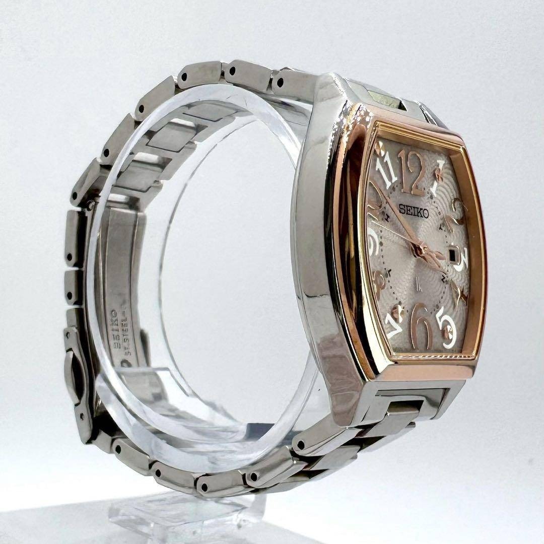 SEIKO - 稼働✨ SEIKO LUKIA 電波ソーラー ピンク文字盤 デイト