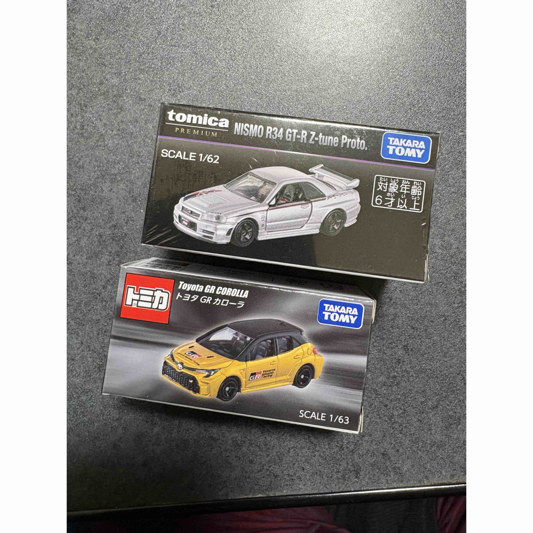 トミカプレミアム - トミカ NISMO R34 GT-R Z-tune Proto.とGRカローラ