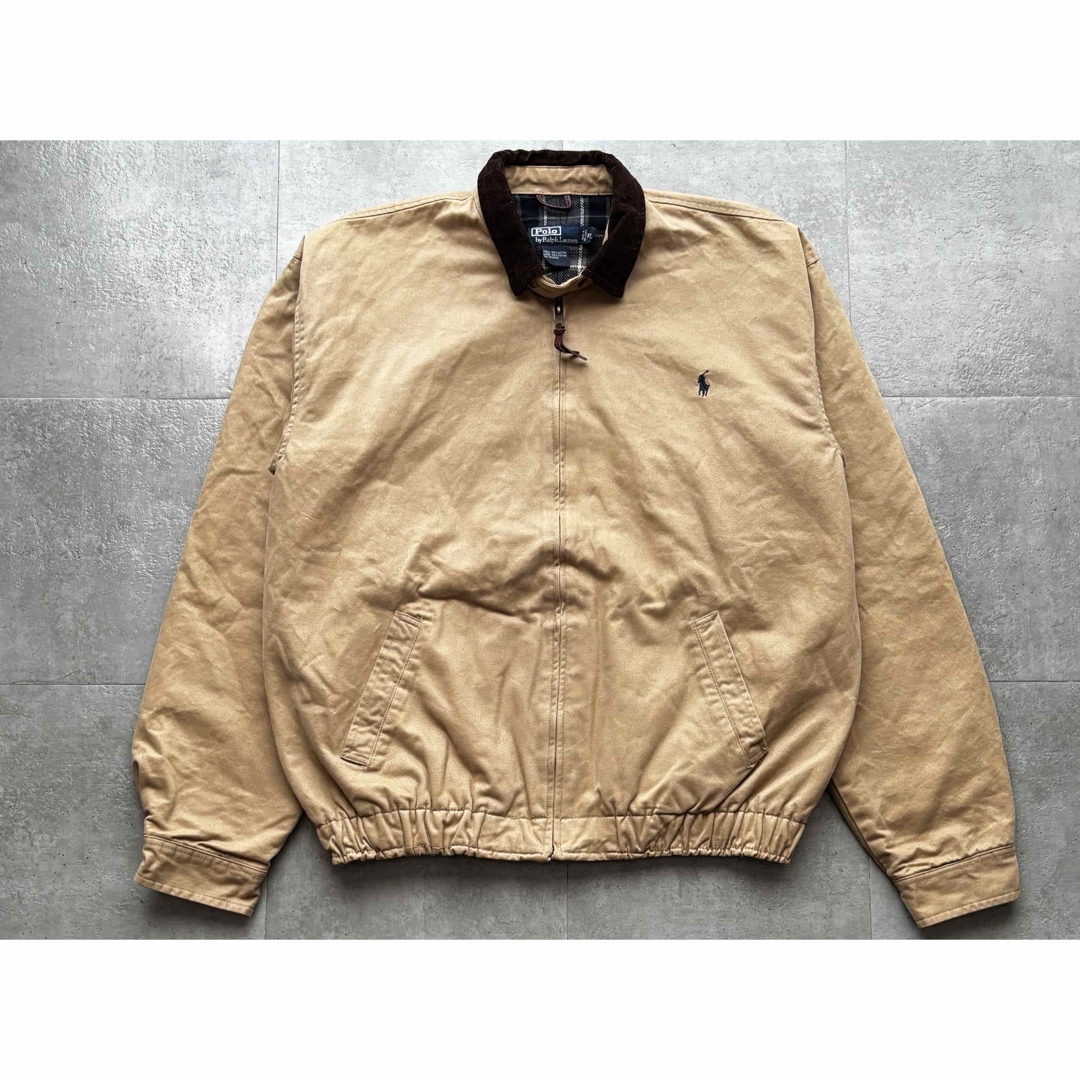 POLO RALPH LAUREN - 90s ポロバイラルフローレン スイングトップ 襟