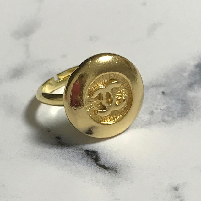 CHANEL - CHANEL♡正規品ヴィンテージボタン リングの通販 by ゆう