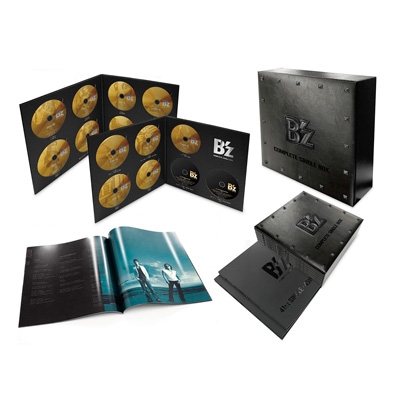 B'z COMPLETE SINGLE BOX 【Black Edition】(53CD＋2DVD) : B'z