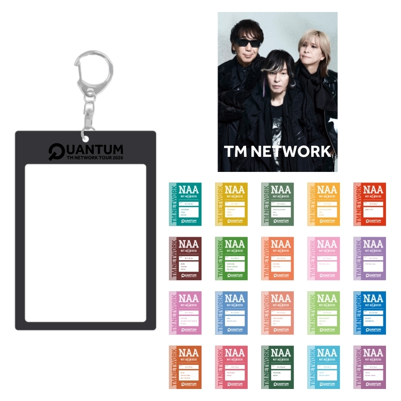 パス風ステッカー＋ホルダーセット / TMNETWORK TOUR 2026 QUANTUM
