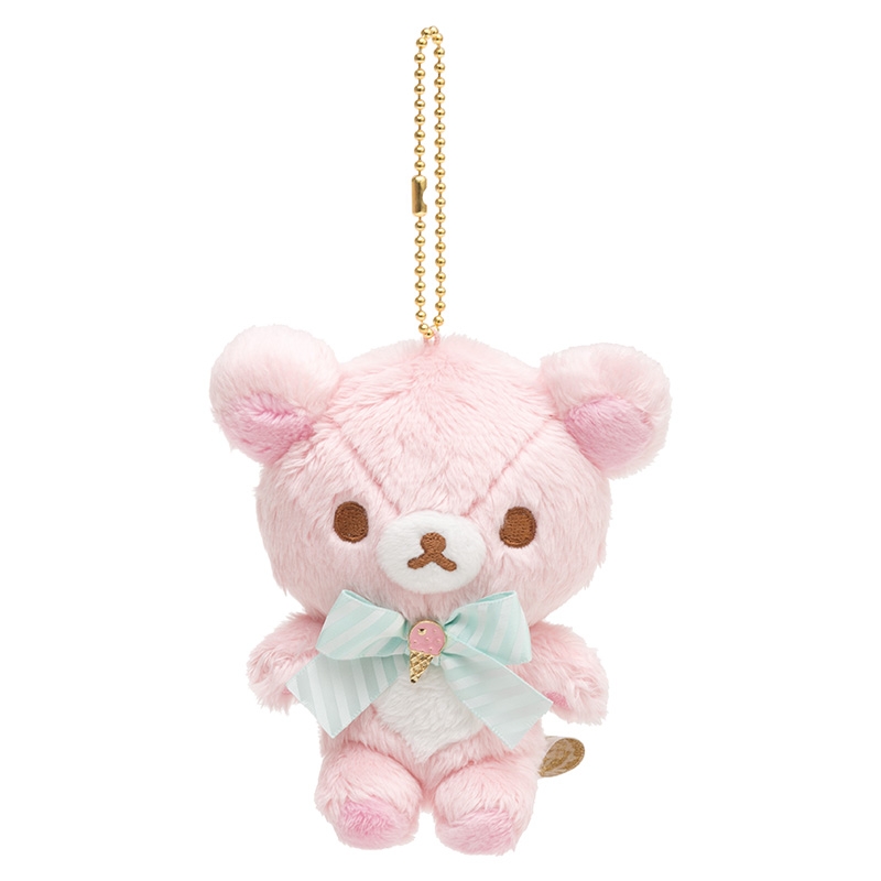 ぶらさげぬいぐるみ(ピンク)/ ハッピーアイスクリーム : リラックマ