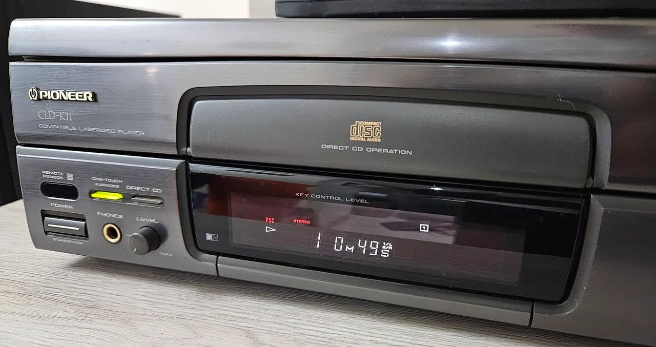 Ld Laserdisc Pioneer Japonês Aparelho Raríssimo e Lindo