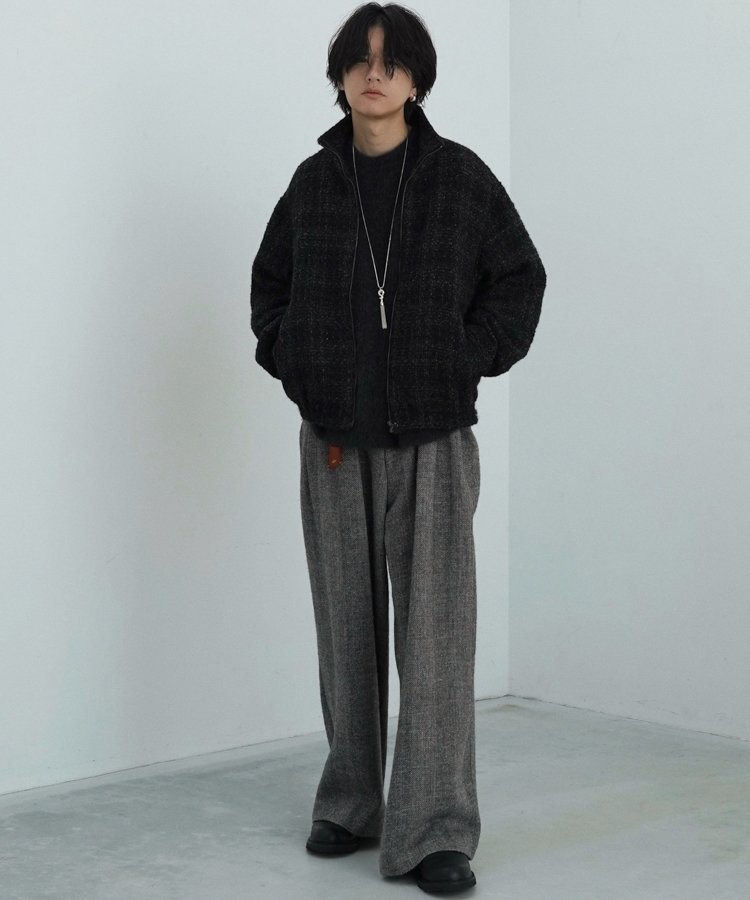 ALPACA SILK TWEED ZIP / 商品詳細ページ / LIDNM / Llife ONLINE