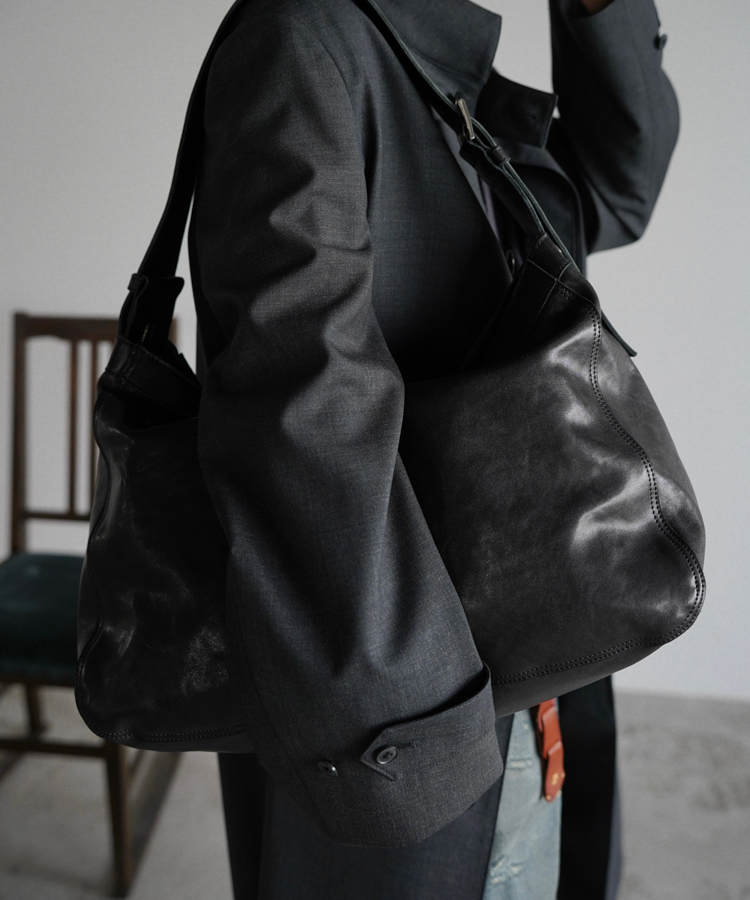 バッグ Llife POLISHED COW LEATHER NEWSPAPER BAG Llife POLISHED COW