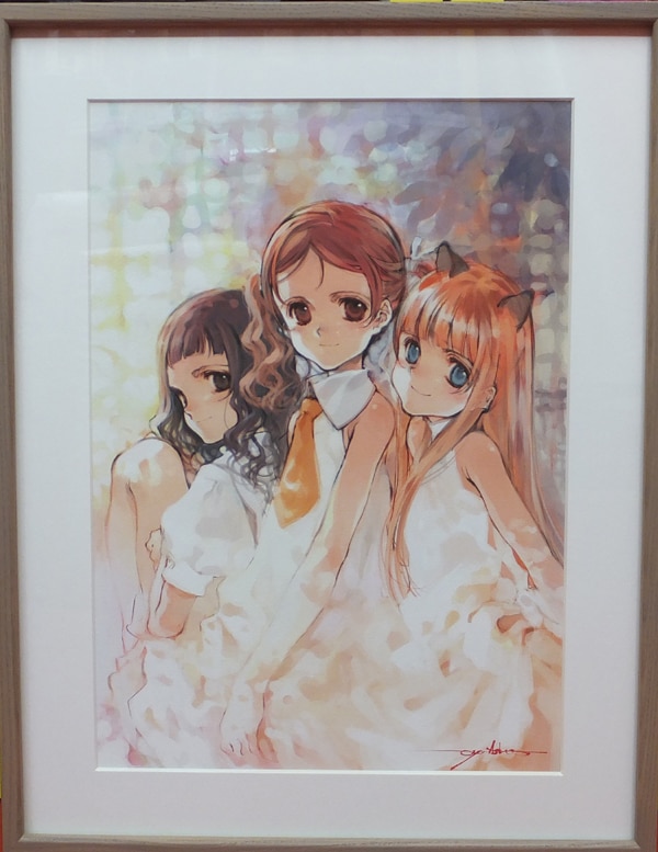 PG-7074]直筆サイン入りカラー複製イラスト 大槍葦人