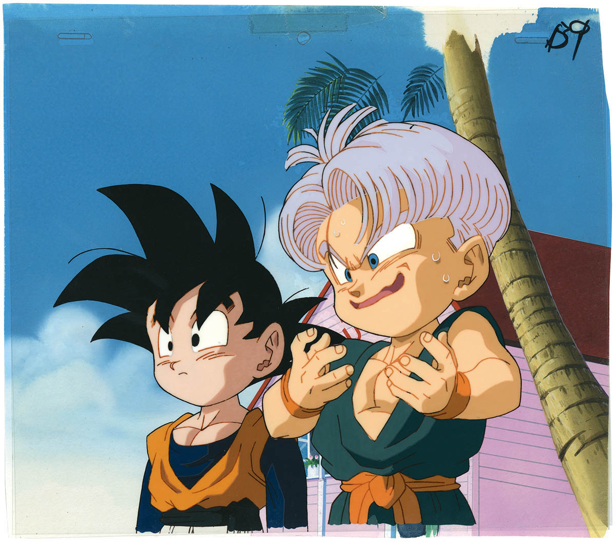 j*い様 ドラゴンボールZ セル画 トランクス j*い様 ドラゴンボールZ