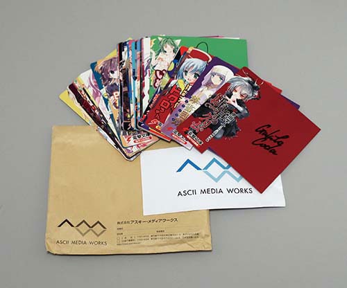 電撃文庫ライトノベル作家直筆サイン入り棚用プレート