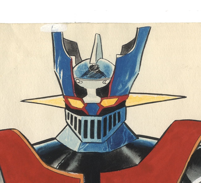 永井豪とダイナミックプロ直筆カラー版権イラスト「マジンガーZ」