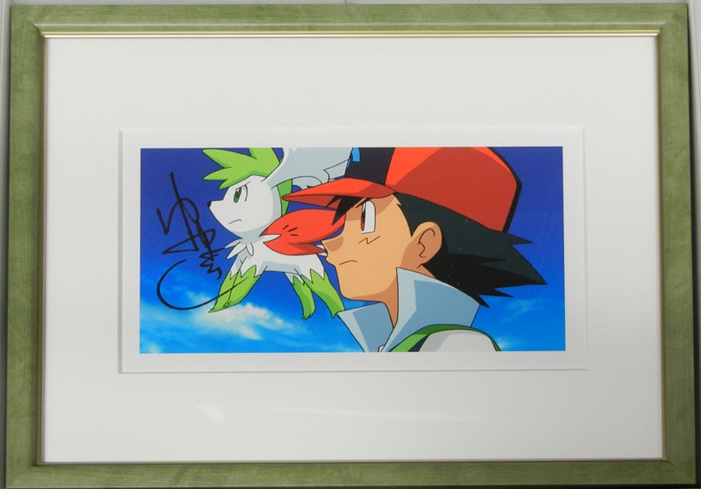 湯山邦彦サイン入りカラー複製原画 「ポケットモンスター」