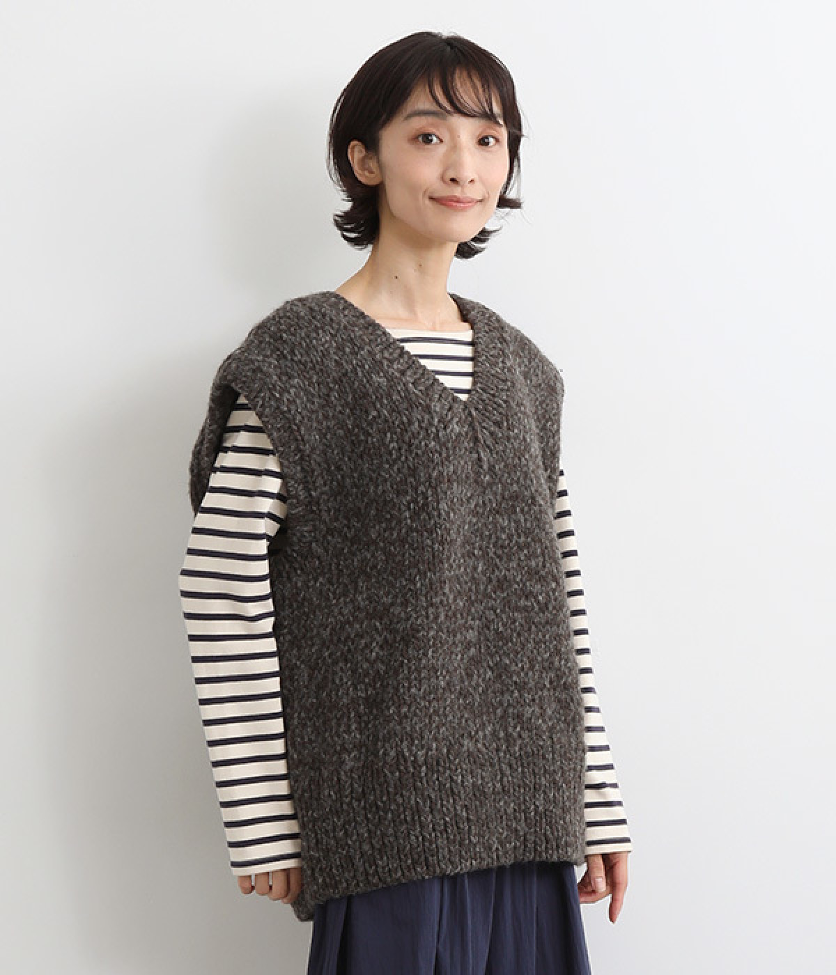 ペルーハンドニットベスト｜ICHI Antiquites（イチアンティークス）の