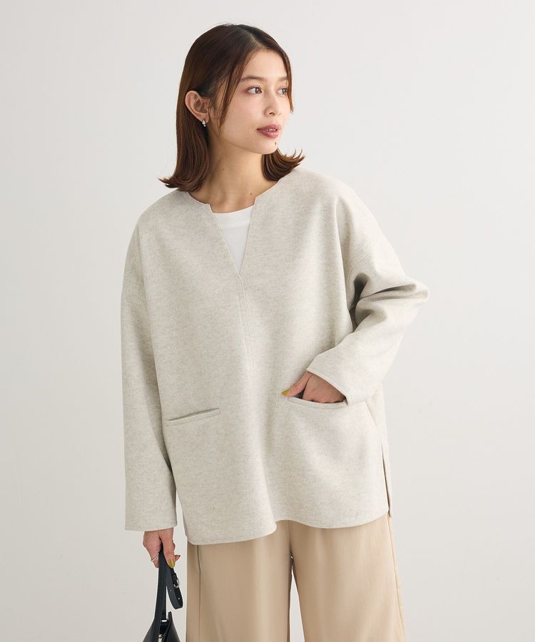 圧縮ポンチキーネックプルオーバー/Green Parks（グリーン パークス