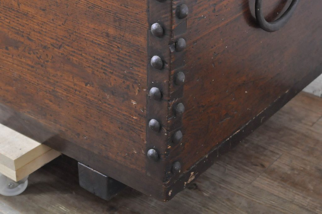 李朝家具 トンケ 木製アジアン収納箱 李朝家具 トンケ 木製アジアン