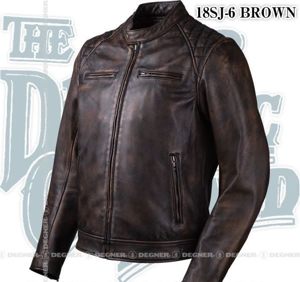 Webike | DEGNER デグナー ゴートレザージャケット(18SJ-6-BR