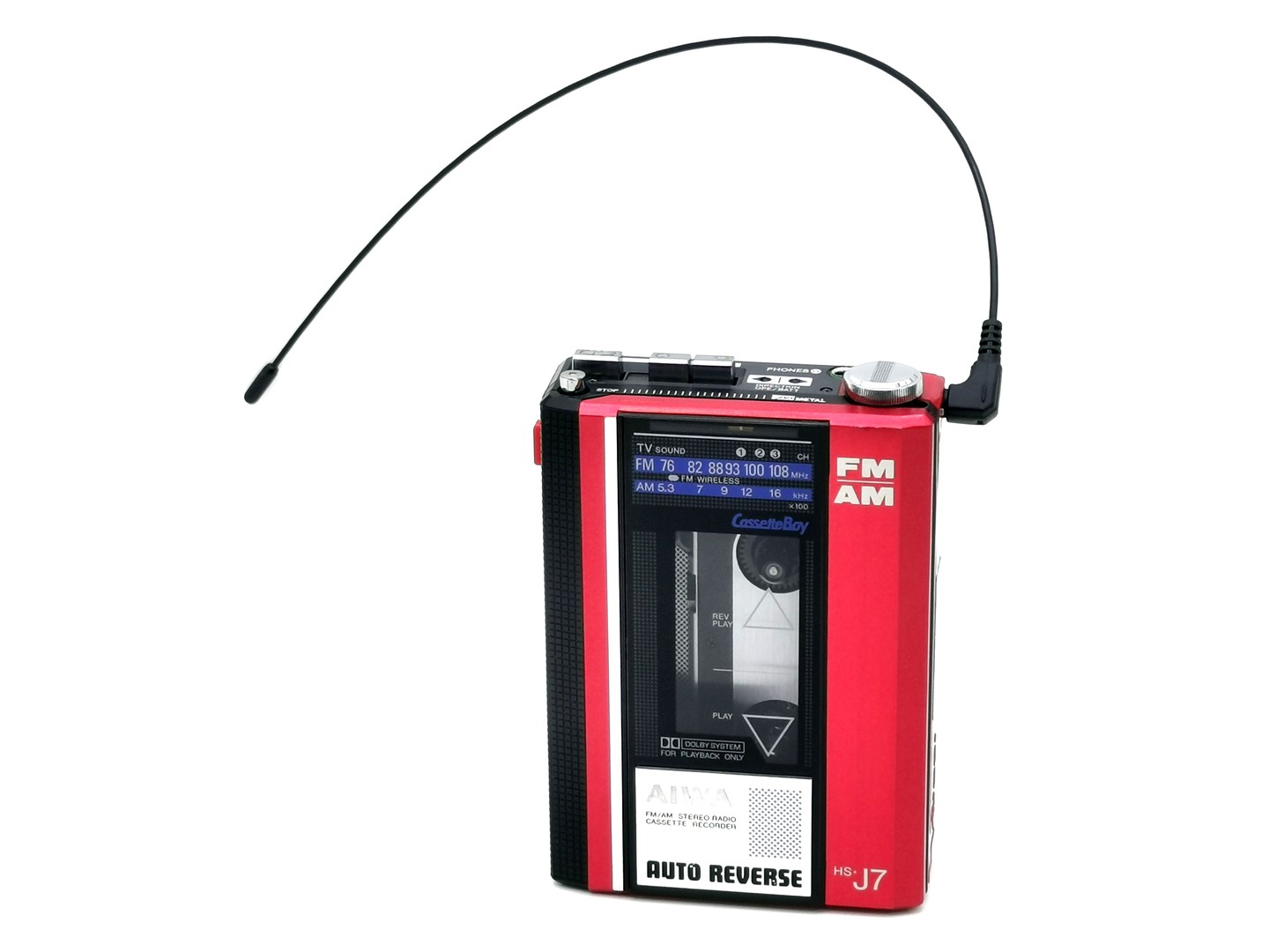 AIWA カセットプレイヤー HS-J7 AIWA HS-J7 カセットプレーヤー 10周年