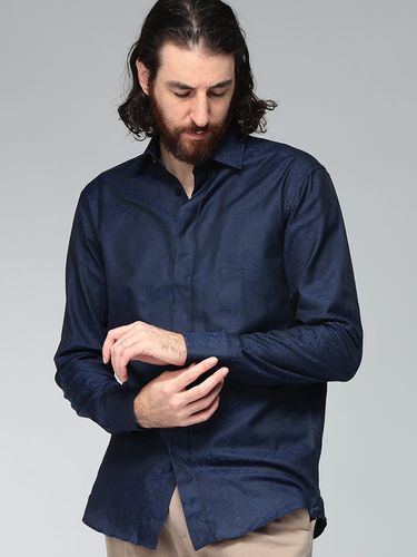 ETRO (エトロ) 綿100％ ペイズリー柄 長袖 シャツ ETMRIB0001SA5F2