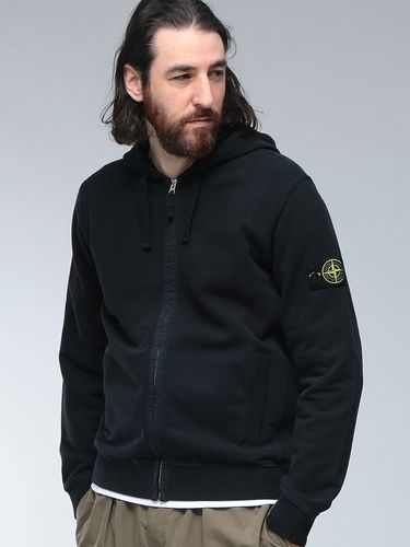 STONE ISLAND (ストーンアイランド) 腕ポケット フルジップパーカー