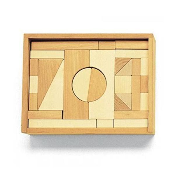 Albisbrunn アルビスブラン社 積木 (小) 44ピース - 木のおもちゃ