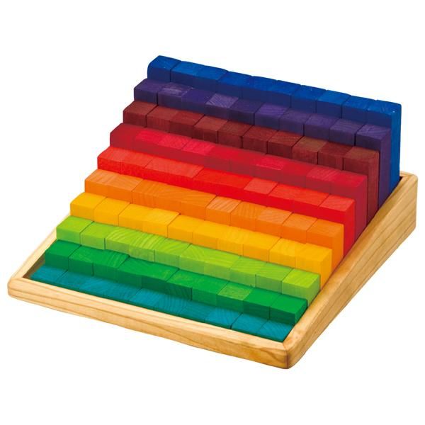 Grimm's Spiel & Holz Design グリムス社］にじのカウンティング