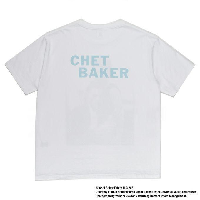 WACKO MARIA CHET BAKER / WASHED HEAVY WEIGHT CREW NECK T-SHIRT
