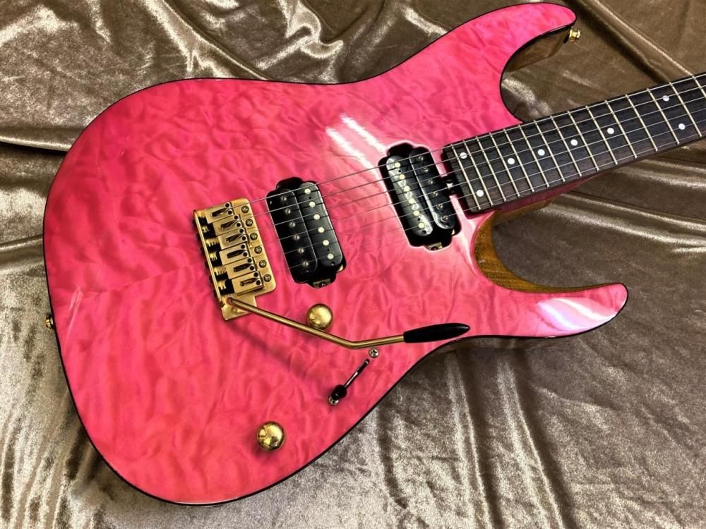 中古品 Bacchus HGD Custom 24 MG Pink Mango Wood - Sunshine Guitar