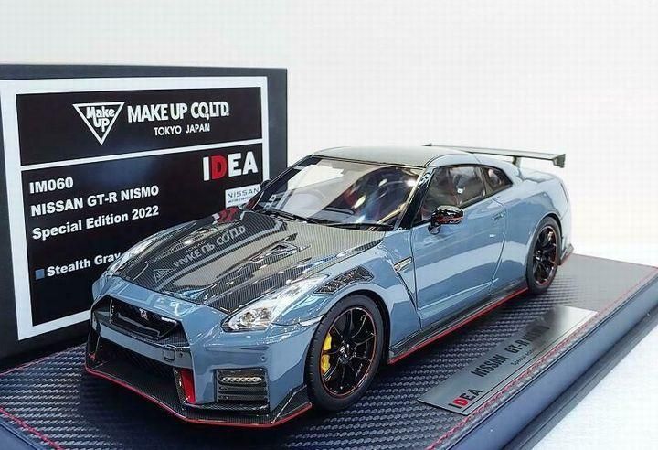 1/18 Make Up NISSAN GT-R NISMO Special Edition 2022 Stealth Gray