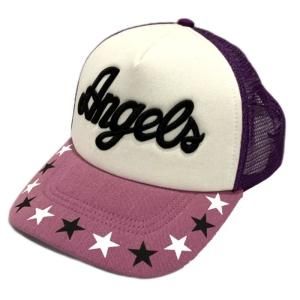 Palm Angels(パームエンジェルス)】 メッシュキャップ/パープル ー