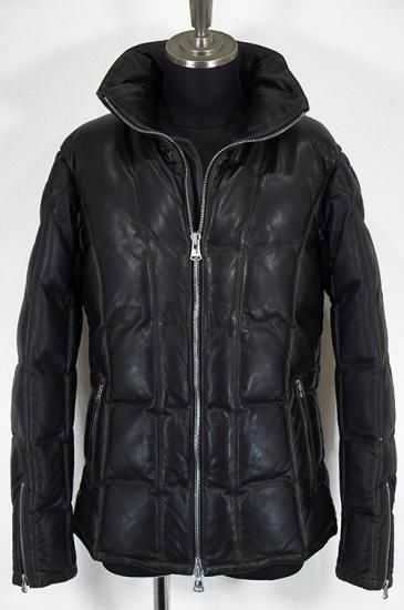 BACKLASH（バックラッシュ） シープレザーグースダウンZIPジャケット