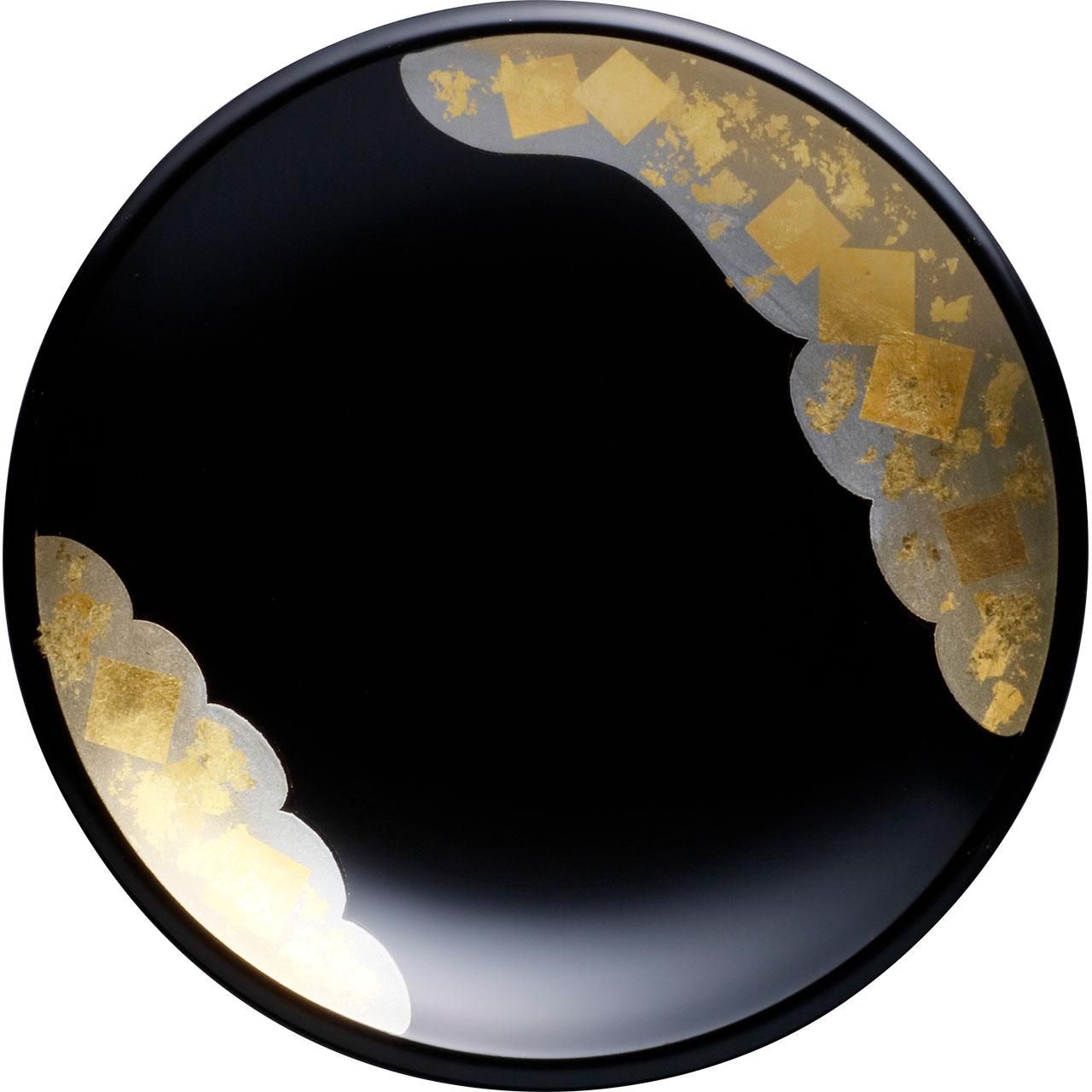 銘々皿 金雲 5枚セット - 秀衡塗工房 丸三漆器 オンラインストア