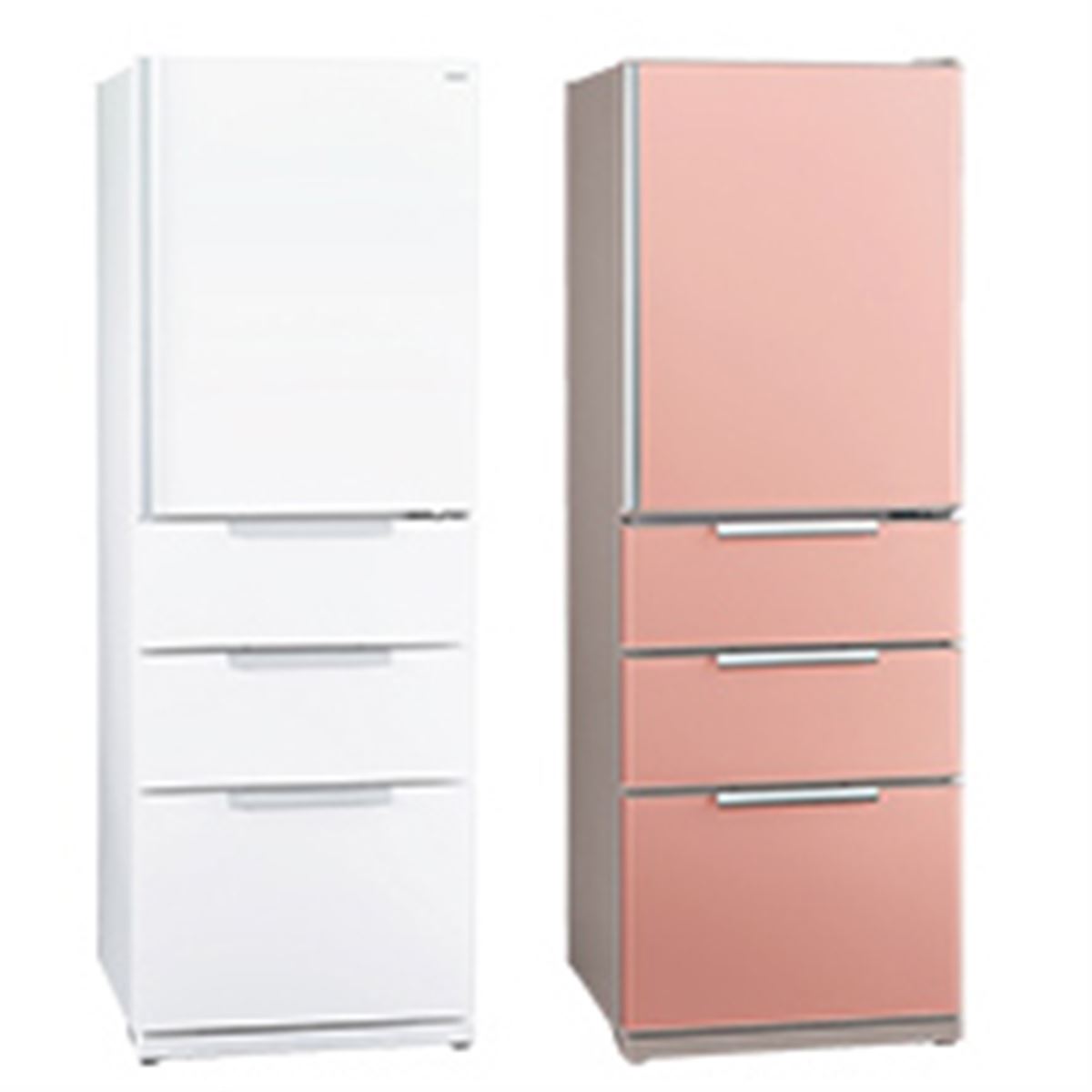 AQUA、「まん中2段フリーザー」を採用した355Lの4ドア冷蔵庫 - 価格.com