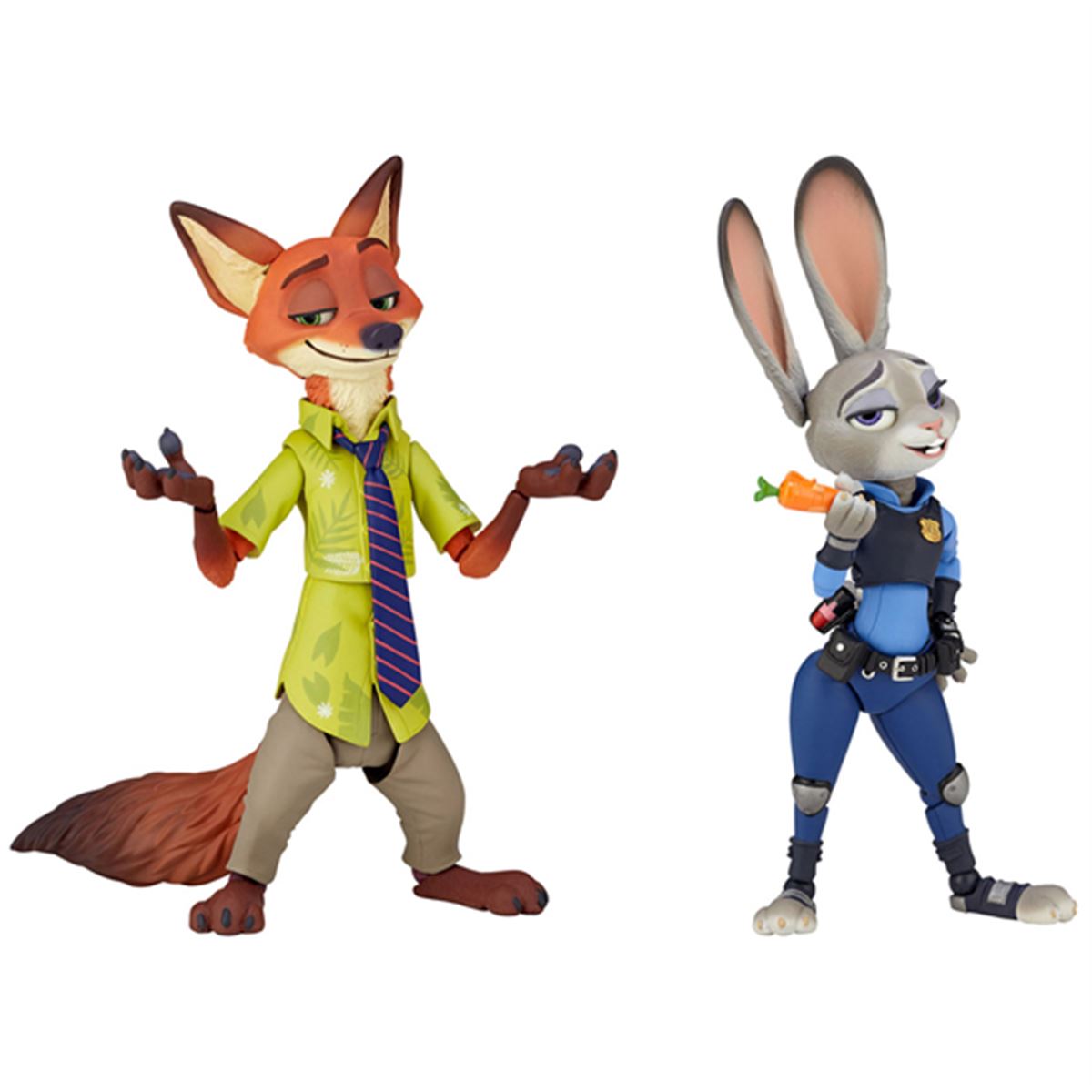 海洋堂、「ズートピア」ニック＆ジュディ可動フィギュアをそれぞれ再販