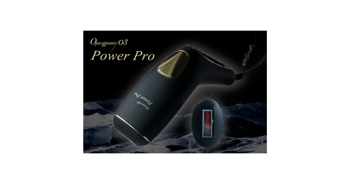 アンドワン、産毛やヒゲの脱毛に使える家庭用光美容器「OPUS BEAUTY03