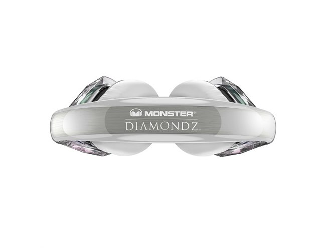 MONSTER、ダイヤ型ヘッドホン「DIAMONDZ」に新色クリアカラーモデル