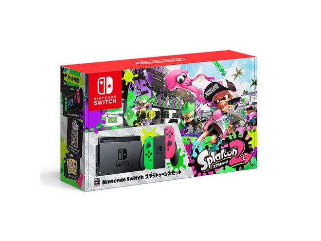 任天堂、新色Joy-Con付きの「Nintendo Switch スプラトゥーン2セット
