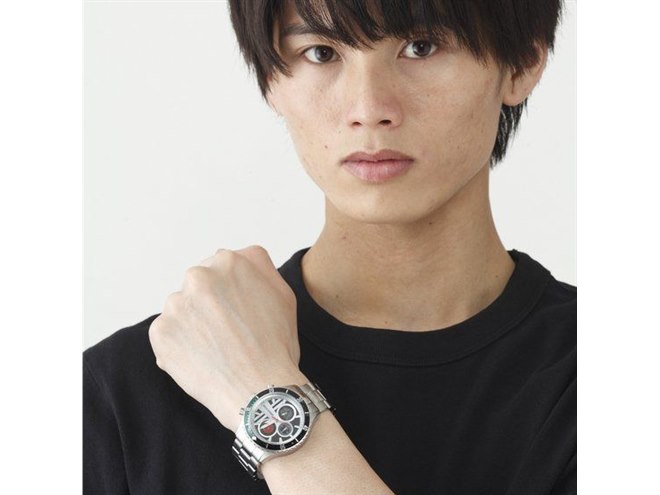 仮面ライダー クロノグラフ腕時計」発売、1号/X/ストロンガーの全3種