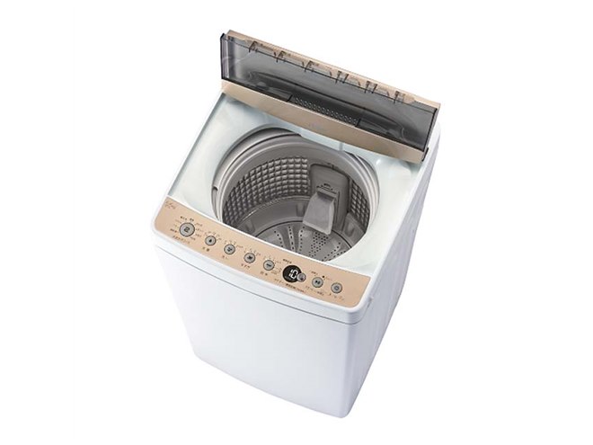 ハイアール、全自動洗濯機の5.5kgモデル「JW-C55D」に新色シャンパン