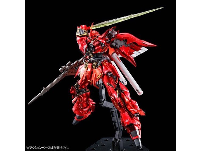 バンダイ、半艶消しメッキを施した「シナンジュ」RGガンプラ発売