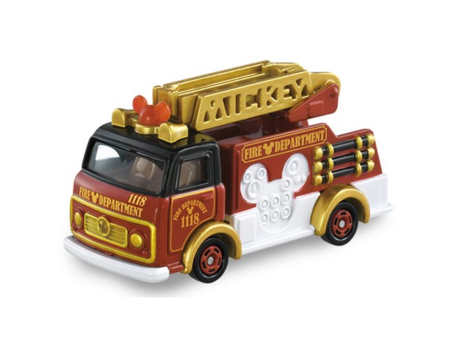 11月のトミカ】ディズニーモータースに「ミッキー」デザインの消防車が