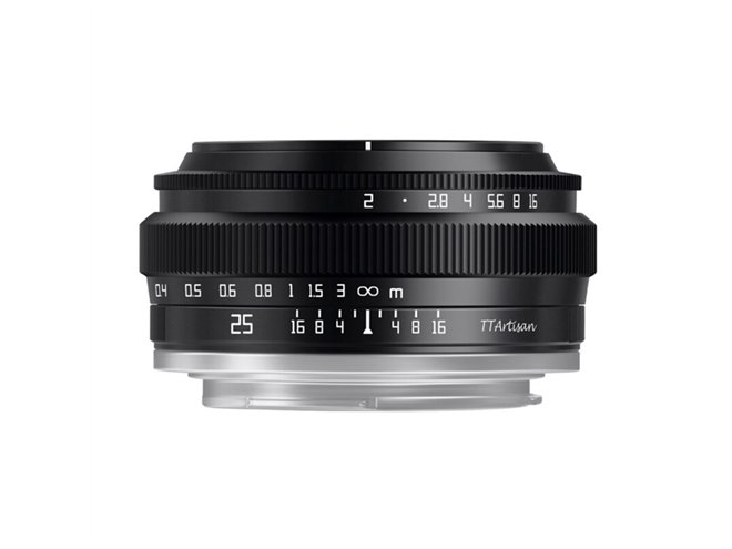 9,900円、APS-C対応の準広角単焦点レンズ「TTArtisan 25mm f/2 C」7種