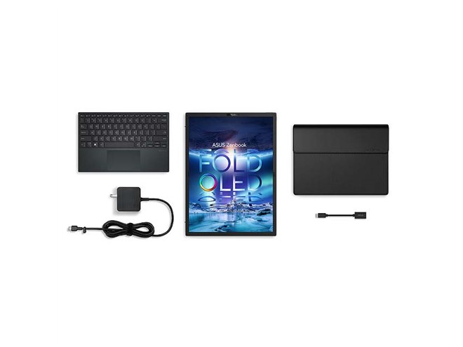 ASUS、折りたためる17.3型有機ELを搭載したノートPC「Zenbook 17 Fold