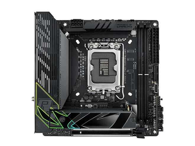 ASUS、ゲーミングMini ITXマザー「ROG STRIX Z790-I GAMING WIFI